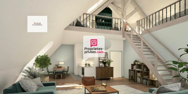 COLMAR 68000 - APPARTEMENT T1 DUPLEX, SÉJOUR CATHÉDRAL, 60 m2