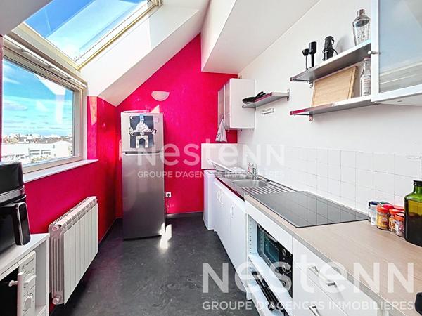 A VENDRE sur ANGERS Quartier La Madeleine grand appartement T2 en duplexe de 48 m² !