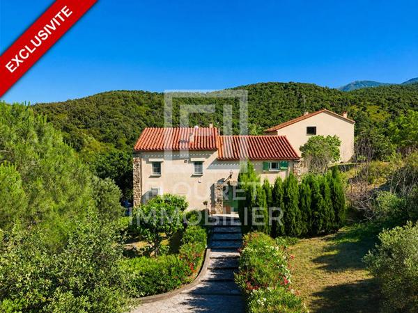Mas catalan vue mer - 230 m² - 5 chambres - terrain 1,1 ha - potentiel locatif