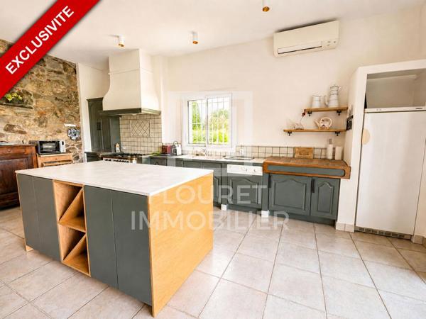 Mas catalan vue mer - 230 m² - 5 chambres - terrain 1,1 ha - potentiel locatif
