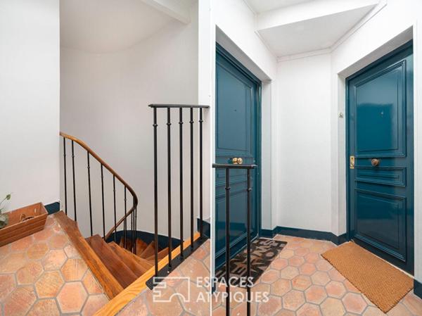 Appartement sous les toits en centre ville