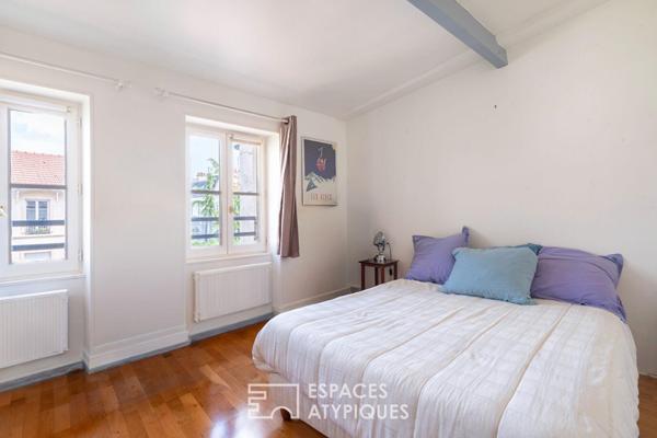 Appartement sous les toits en centre ville