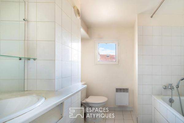 Appartement sous les toits en centre ville