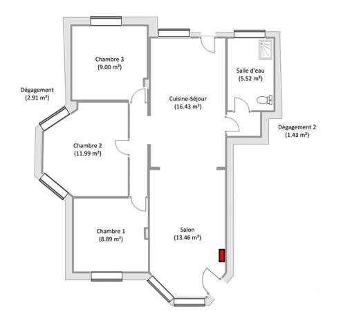 Appartement à vendre 4 pièces 70 m² Fort-Mahon-Plage