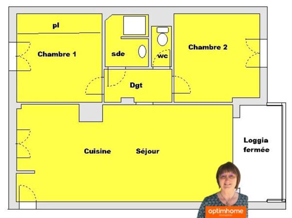 Appartement à vendre 3 pièces LE GRAU DU ROI (30)