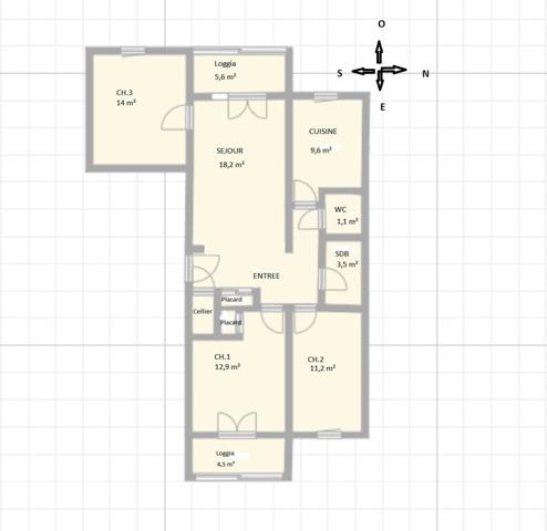 Appartement
         5 pièces
        - 91 m² Exclusivité 240 000 € *