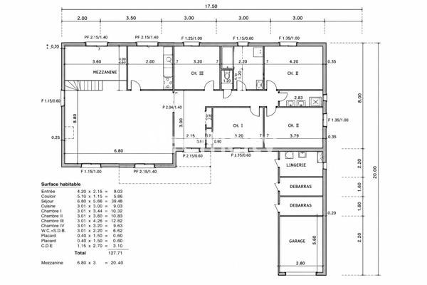 Maison
         5 pièces
        - 134 m² Exclusivité 395 000 € *