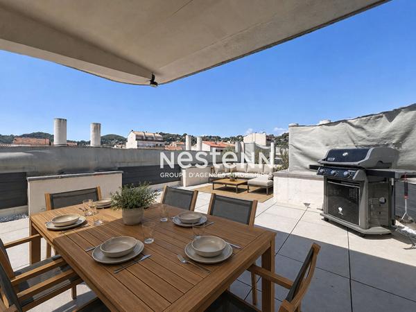 TOIT TERRASSE 75M² EN DUPLEX - 5P - 109M² - GARAGE - FAIBLE CHARGE - DERNIER ÉTAGE