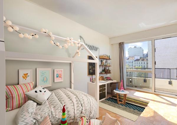 T3 lumineux 74m2 avec 2 balcons en étage – Parc Montsouris, Paris 14e