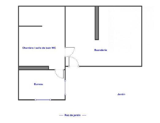 Maison rare face au parc – jardin plein sud