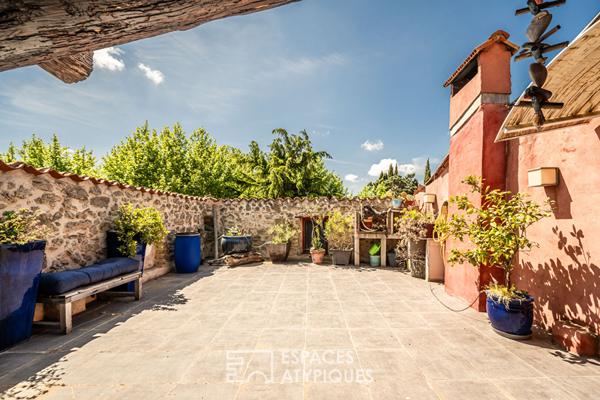 Élégante bourgeoise avec terrasse sur les toits