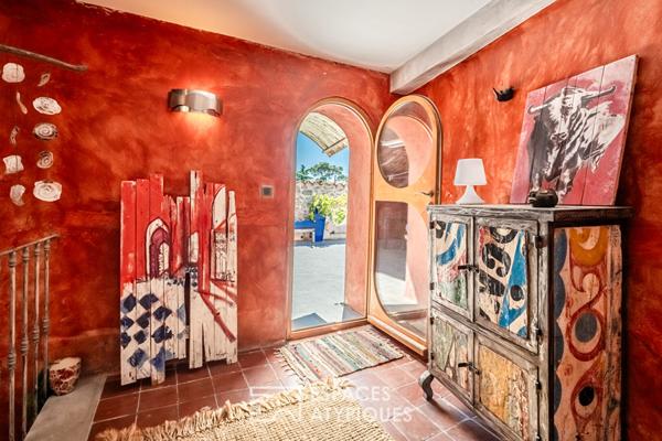 Élégante bourgeoise avec terrasse sur les toits