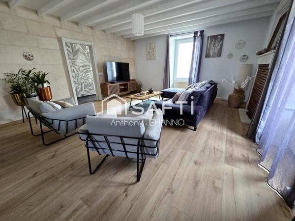 Maison rénovée 2021, volumes et charme