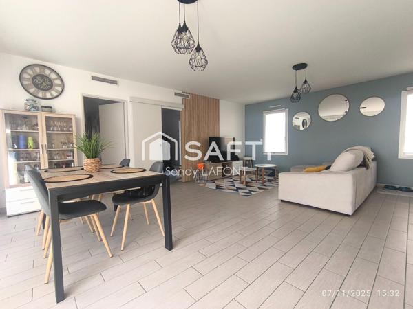 Maison 135m2 avec piscine, cuisine d'été et garage