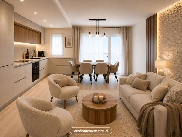 Appartement 3 pièces 55 m2