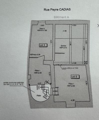Saint-Affrique (12400) Possibilité de créer 5 ou 6 appartements !