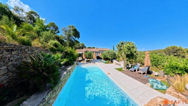 Bagnols-sur-Cèze — Villa provençale de 150 m² sur 5 094 m², piscine, 2 dépendances, DPE A, aucun vis-à-vis