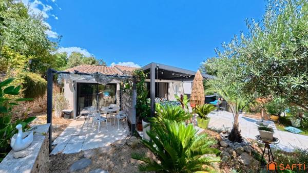 Bagnols-sur-Cèze — Villa provençale de 150 m² sur 5 094 m², piscine, 2 dépendances, DPE A, aucun vis-à-vis