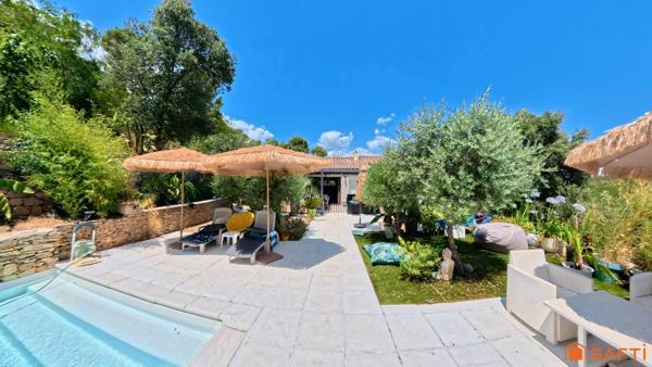Bagnols-sur-Cèze — Villa provençale de 150 m² sur 5 094 m², piscine, 2 dépendances, DPE A, aucun vis-à-vis