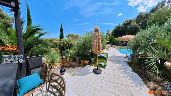 Bagnols-sur-Cèze — Villa provençale de 150 m² sur 5 094 m², piscine, 2 dépendances, DPE A, aucun vis-à-vis