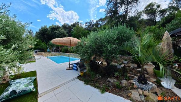 Bagnols-sur-Cèze — Villa provençale de 150 m² sur 5 094 m², piscine, 2 dépendances, DPE A, aucun vis-à-vis
