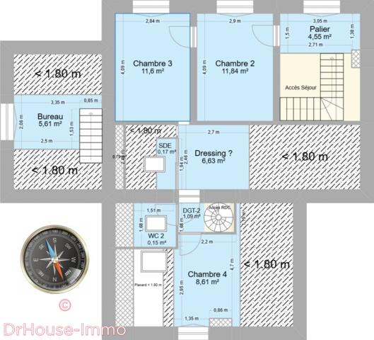 Maison à vendre 7 pièces de 140 m²