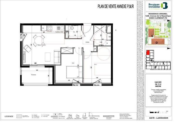 Appartement (neuf) à vendre 3 pièces 58 m² Clermont-Ferrand