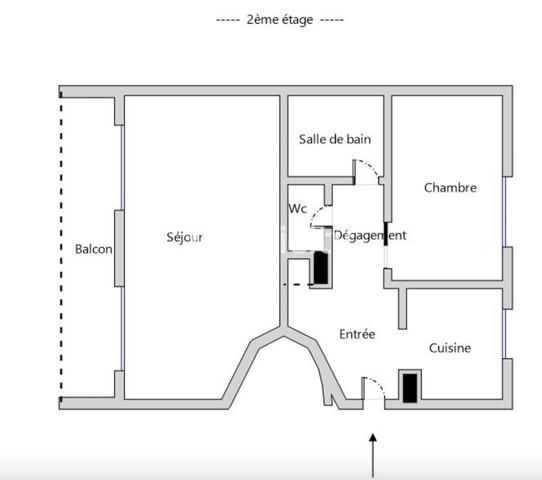 Appartement
         2 pièces
        - 41 m² 295 000 € *