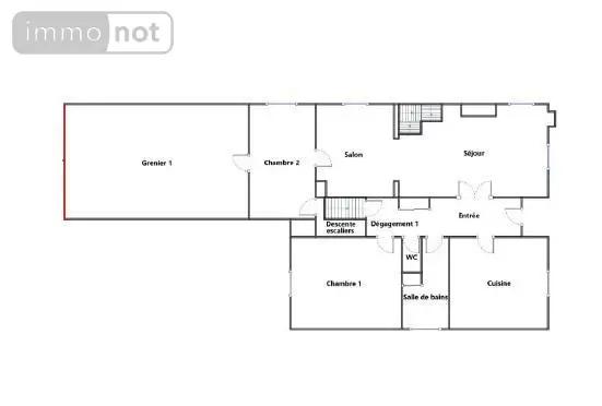 Achat - Maison Courgains 72260 7 pièces 146 m 2 2050 m 2