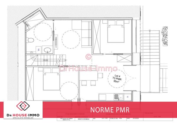 Appartement à vendre 3 pièces de 70 m²