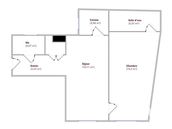 Appartement à vendre 2 pièces 29 m² Paris 14