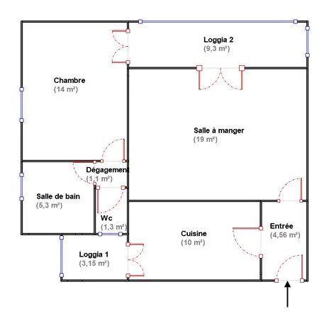 Vente Appartement 2 pièces 55 m2 à Ajaccio
