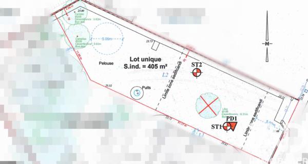 Terrain à vendre 405 m² Pessac