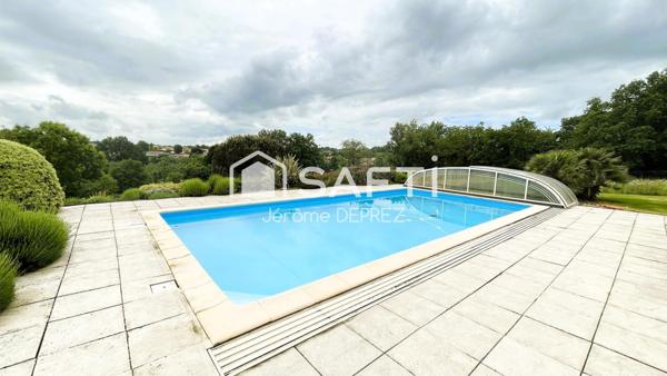 Maison plain pied 5 chambres piscine et nature