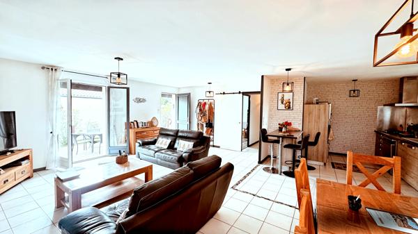 cazaux maison 85 m² de plain-pieds avec deux chalet independants piscine