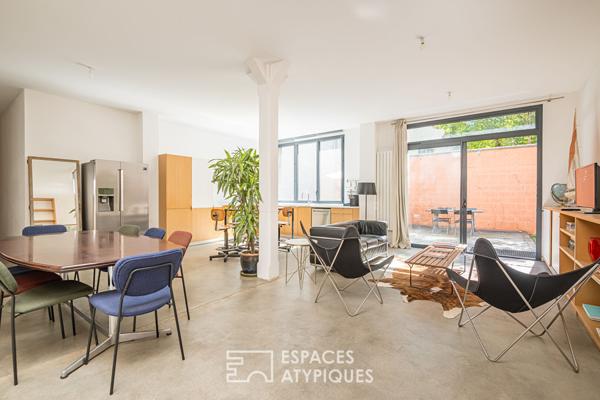 Loft industriel avec jardin secret à Caudéran Liberté