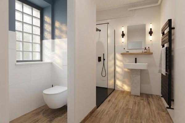 Maison mitoyenne de 117 m² avec jardin.