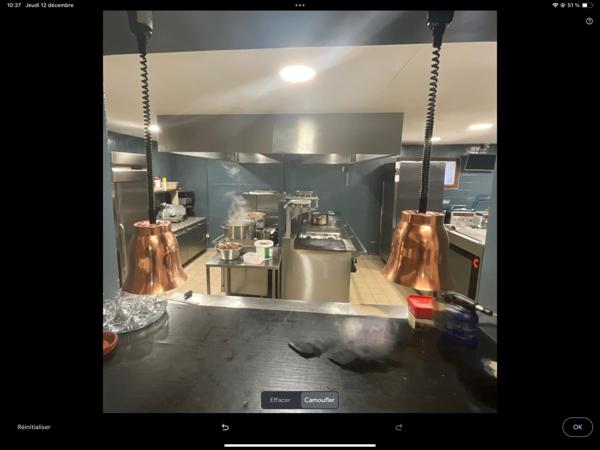 Restaurant avec maison d’habitation et fonds de commerce à vendre