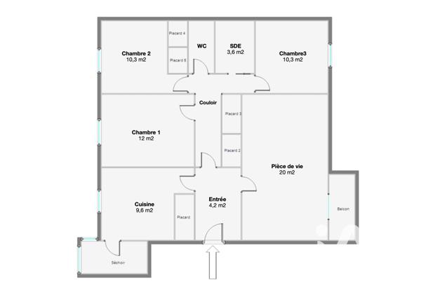 Appartement à vendre 4 pièces 80 m² Nantes