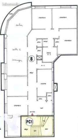 Très bel appartement 133m² en plein centre ville