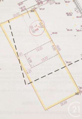 Terrain à vendre  1000 m2 MOYENNEVILLE - 80