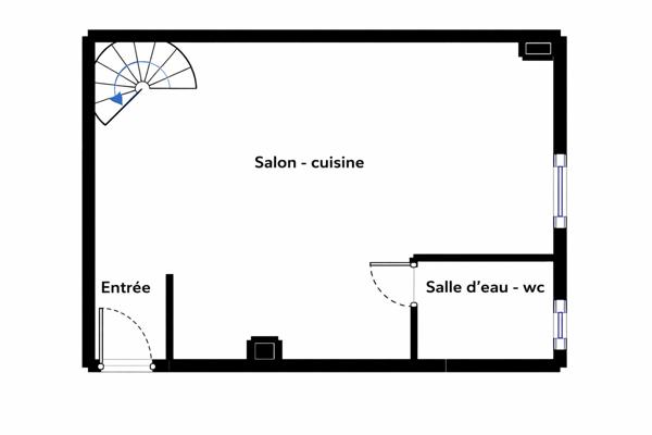Charmant 2 pièces en duplex