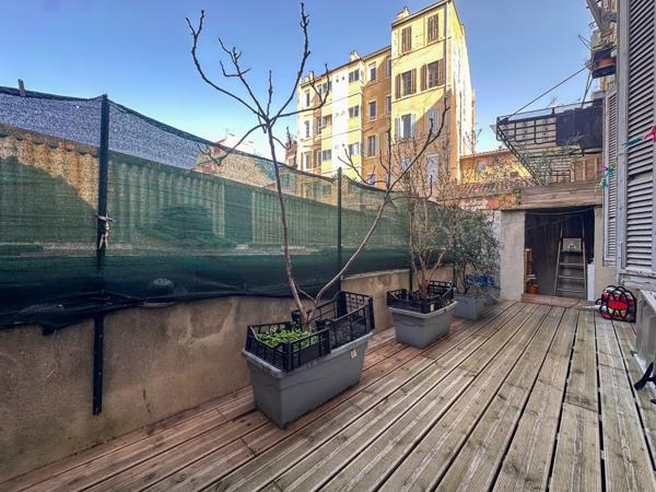 Marseille (13006) Appartement avec terrasse au calme – Idéal investisseur - vendu loué