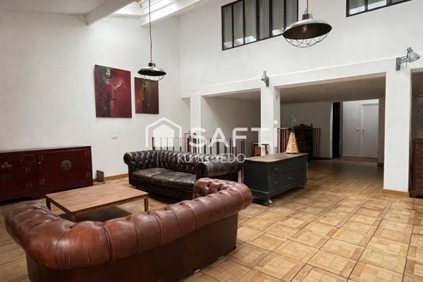 Loft d’exception avec jardin sans vis-à-vis et volumes rares