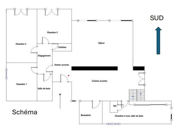 RARE, centre-ville, plain-pied, calme et vue massifs, deux garages