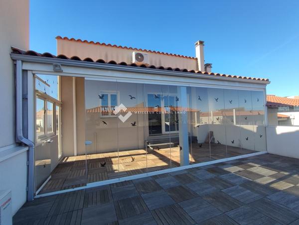 appartement en duplex T5 avec terrasse et garage