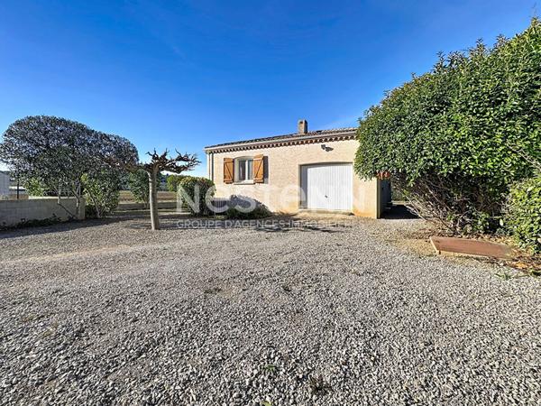 Belle maison de plain-pied 4 faces à Névian (127 m² habitables sur 960m²)