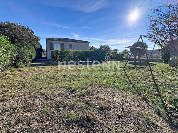 Belle maison de plain-pied 4 faces à Névian (127 m² habitables sur 960m²)