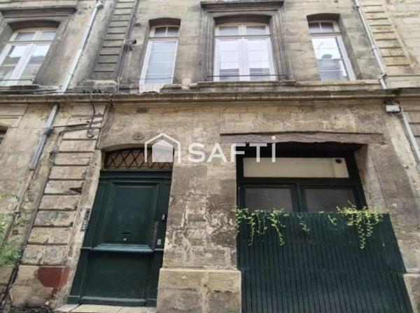 OPPORTUNITE A SAISIR ! Bordeaux Saint-Michel T1 de 20,5 m²