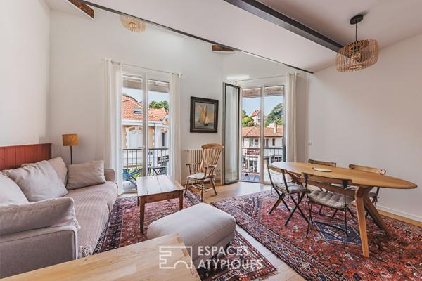 Dernier étage baigné de lumière au coeur d’Arcachon